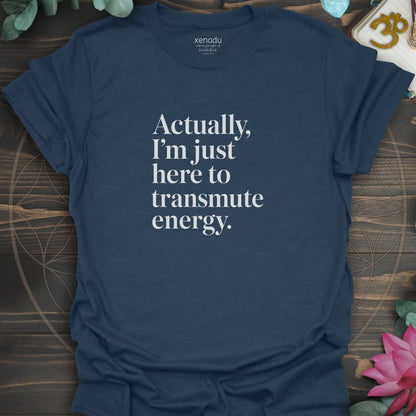 Transmute Energy Tee Heather Navy T-Shirt