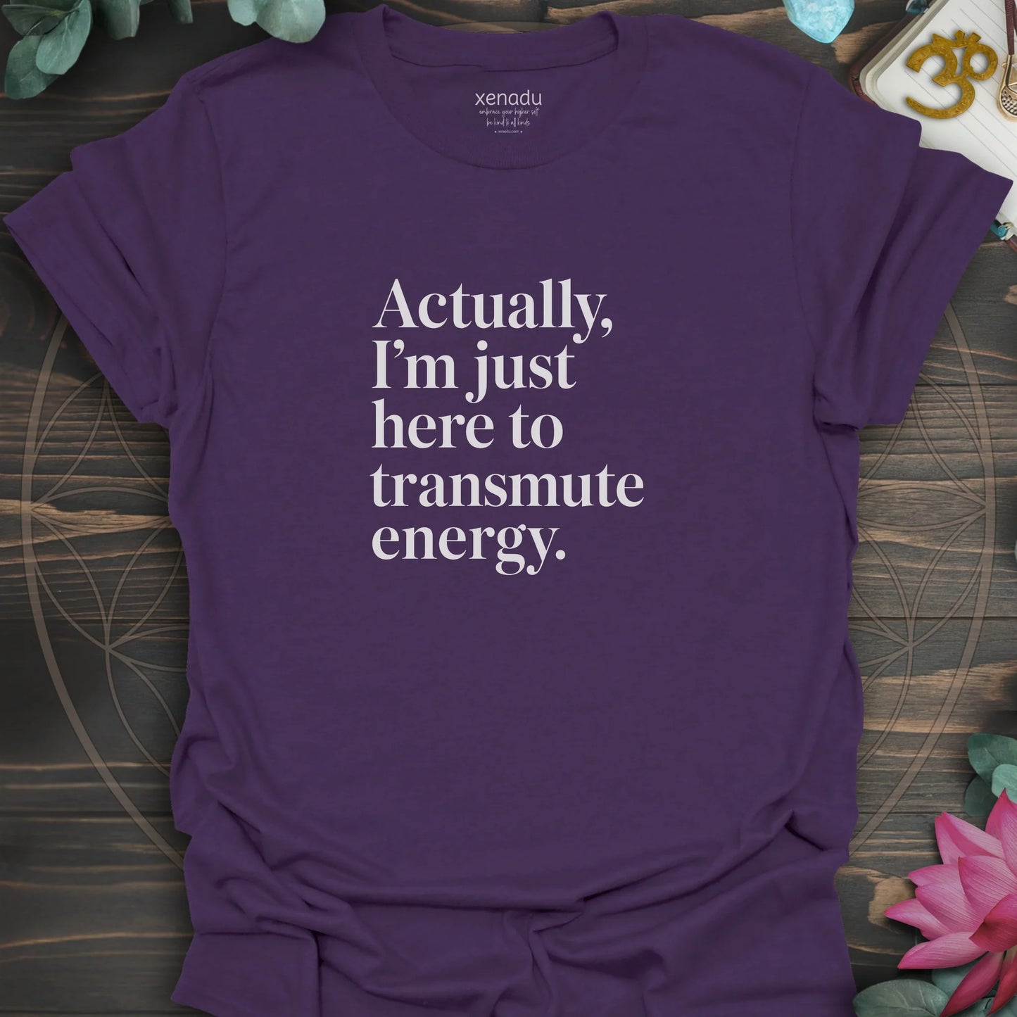 Transmute Energy Tee Purple T-Shirt