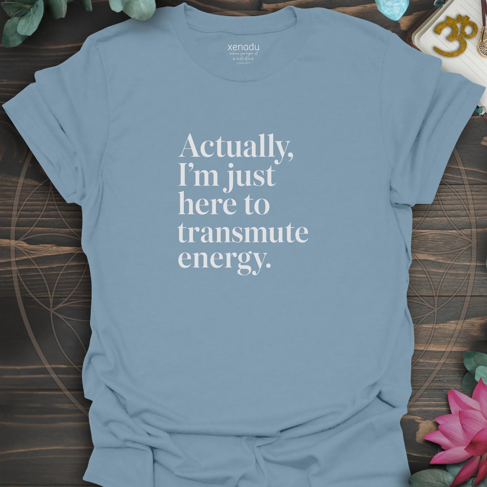 Transmute Energy Tee Stone Blue T-Shirt