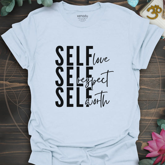 Self Love Tee Light Blue T-Shirt