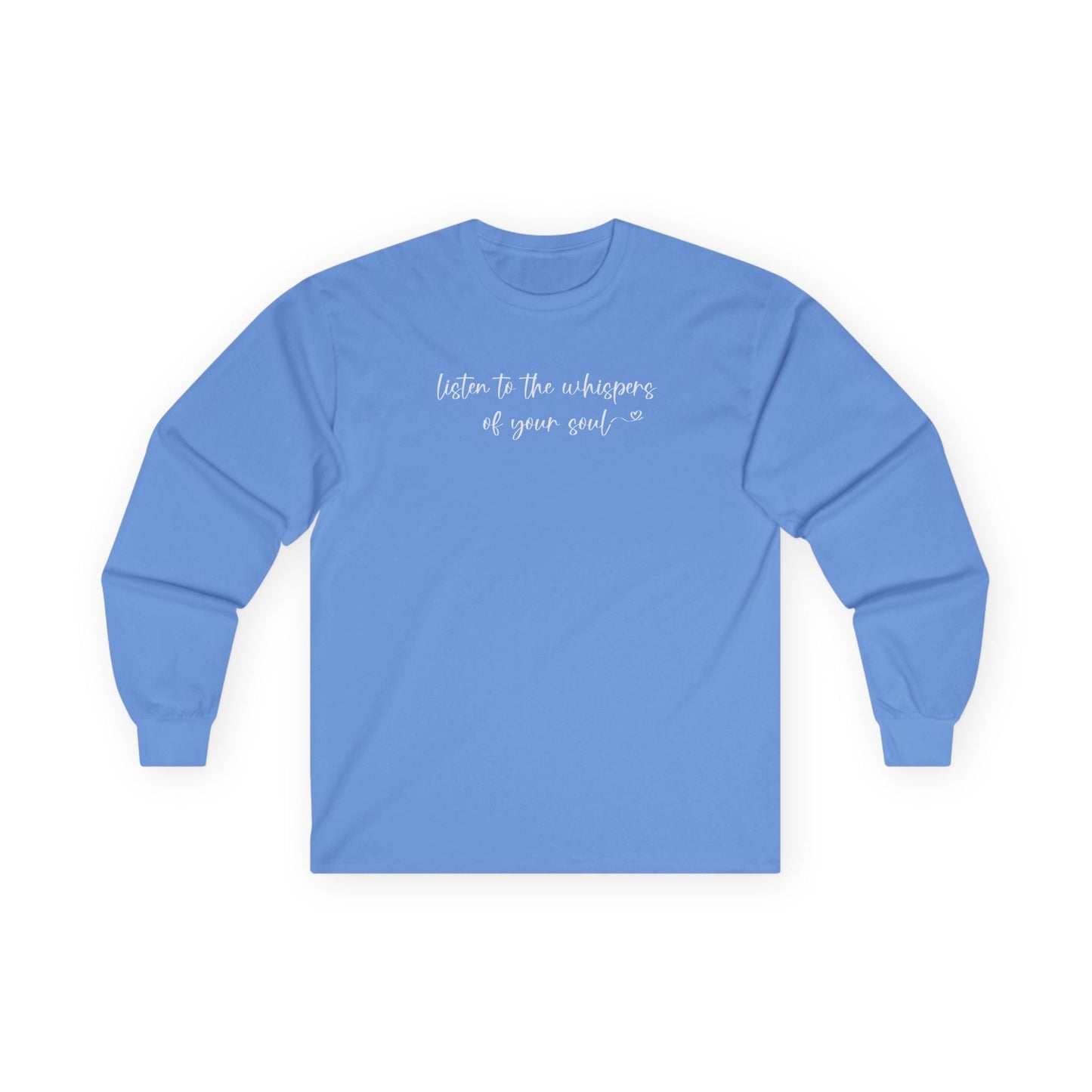 Listen to the Whispers Long Sleeve Tee Carolina Blue Long-sleeve