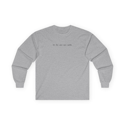 I'm the Woo Woo Auntie Long Sleeve Tee Sport Grey Long-sleeve