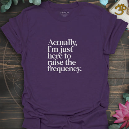 Raise the Frequency Tee Purple T-Shirt