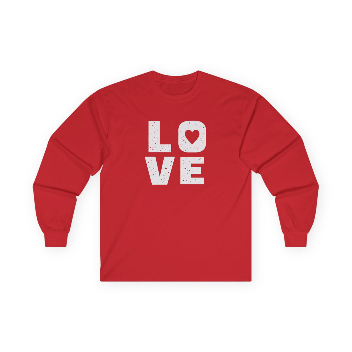 Big Love Long Sleeve Tee Red Long-sleeve