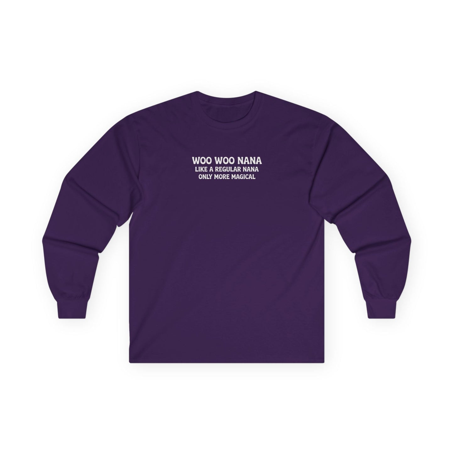 Woo Woo Nana Long Sleeve Tee Purple Long-sleeve