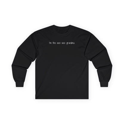 I'm the Woo Woo Grandma Long Sleeve Tee Black Long-sleeve