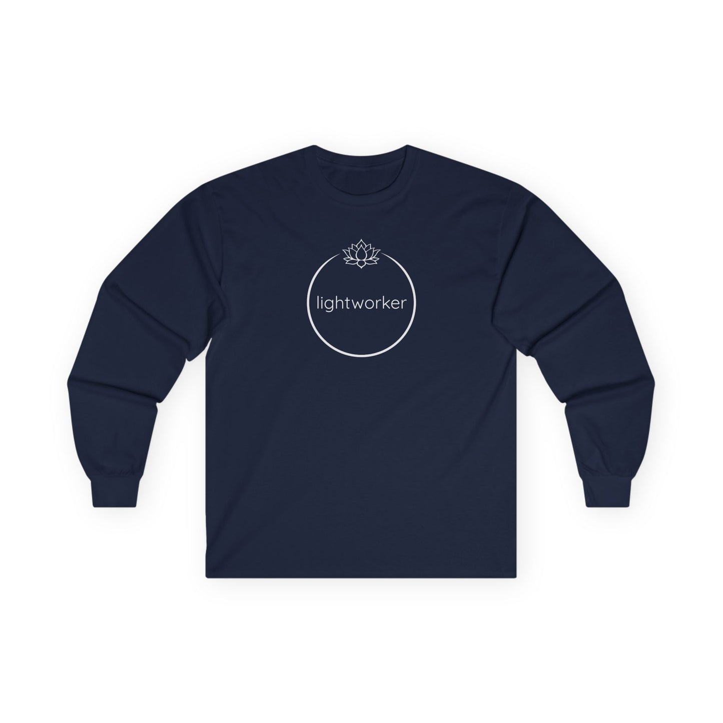 Lightworker Lotus Bloom Long Sleeve Navy Long-sleeve