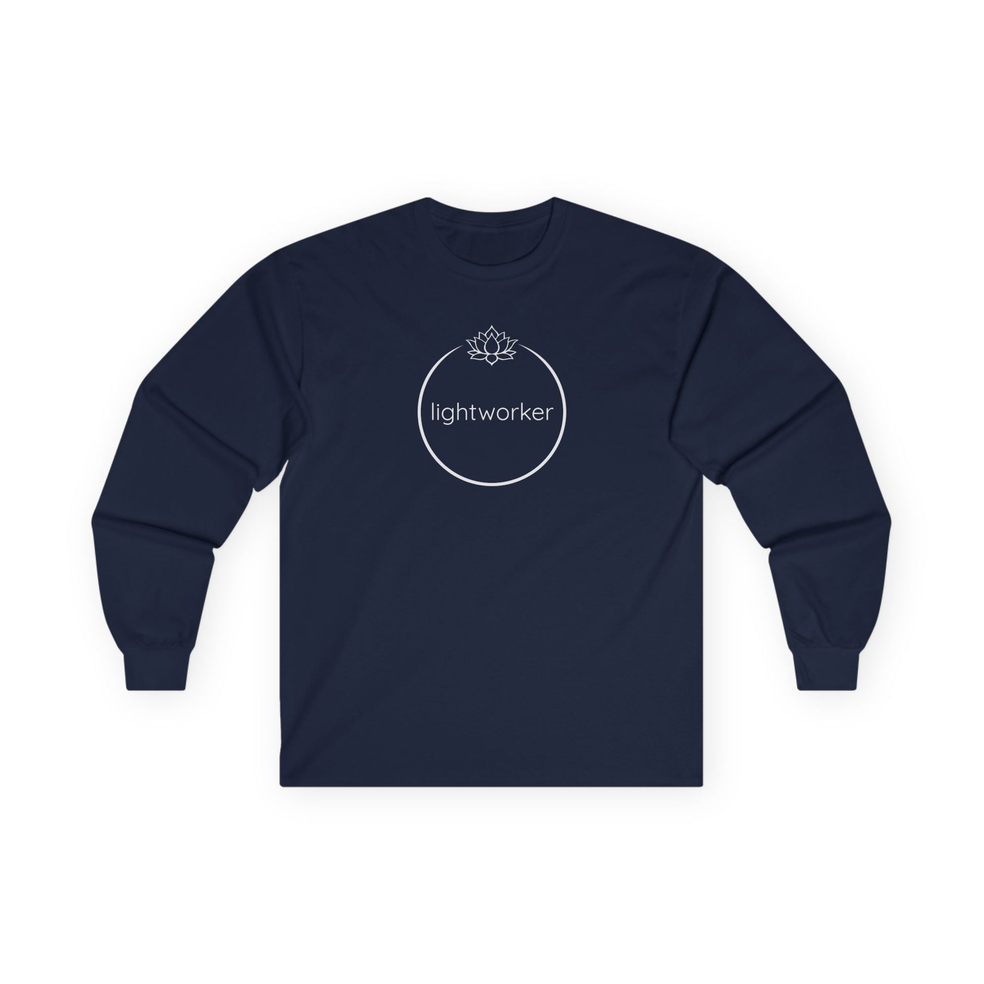 Lightworker Lotus Bloom Long Sleeve Navy Long-sleeve