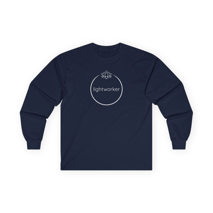 Lightworker Lotus Bloom Long Sleeve Navy Long-sleeve