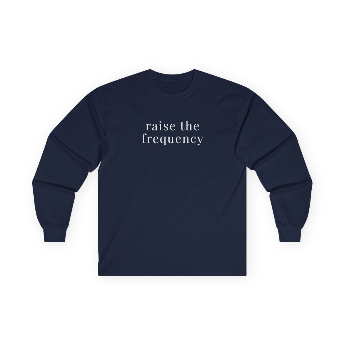 Raise Frequency Long Sleeve Tee Navy