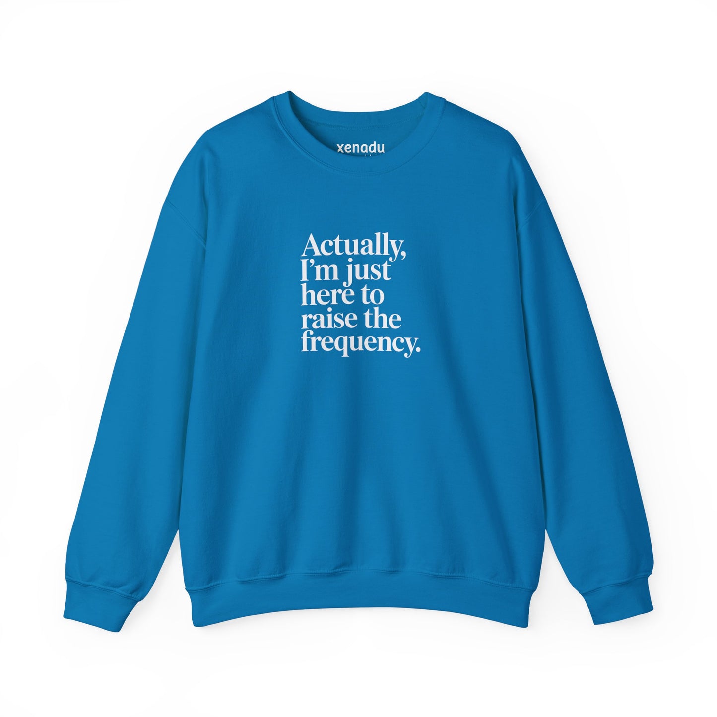 Raise the Frequency Sweatshirt Sapphire
