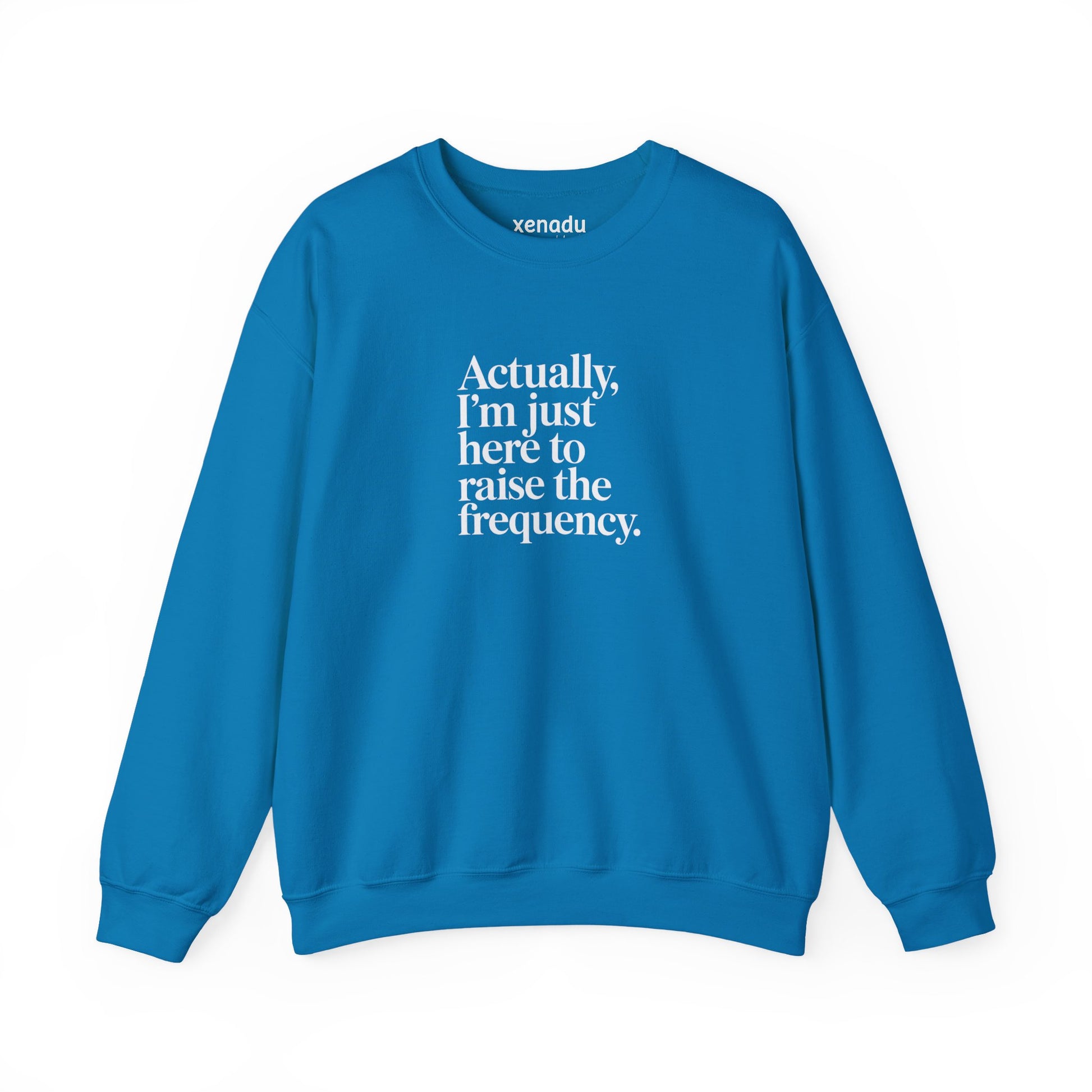 Raise the Frequency Sweatshirt Sapphire