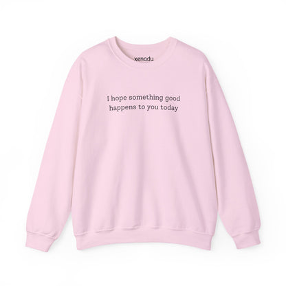Something Good Sweatshirt Light Pink