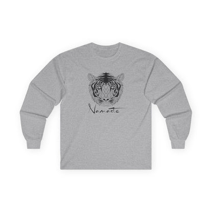 Namaste Tiger Long Sleeve Tee Sport Grey Long-sleeve