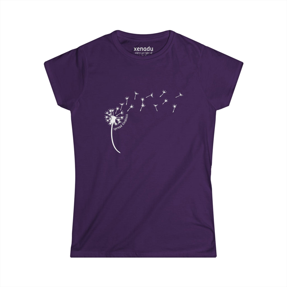 Kindness Dandelion Women's Tee Purple