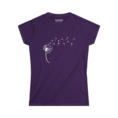 Kindness Dandelion Women's Tee Purple