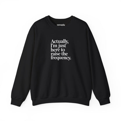 Raise the Frequency Sweatshirt Black