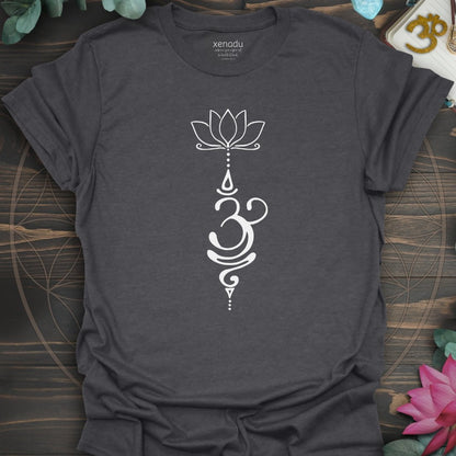 Breathe Lotus Tee Dark Heather Grey T-Shirt