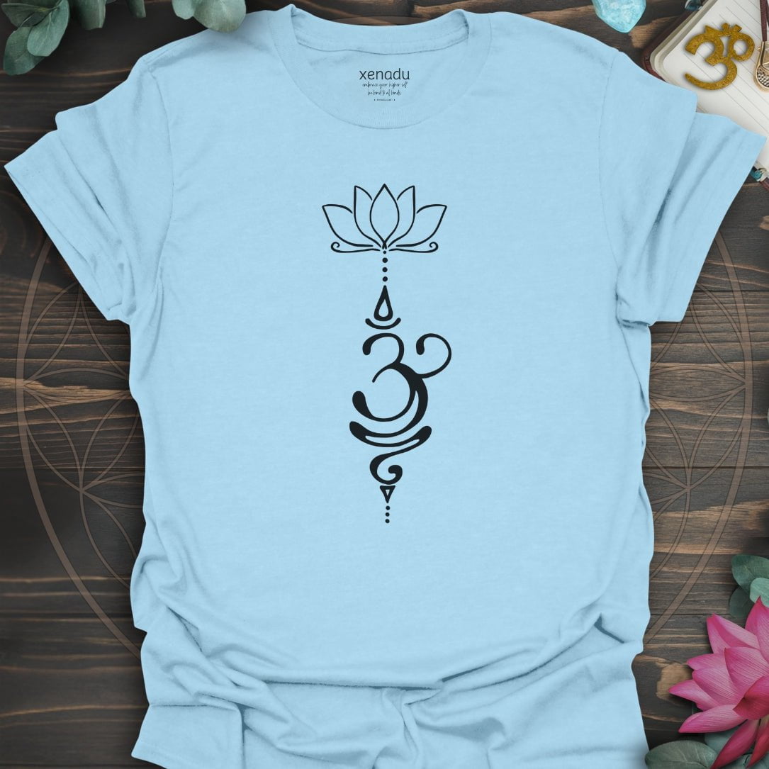 Breathe Lotus Tee Light Blue T-Shirt