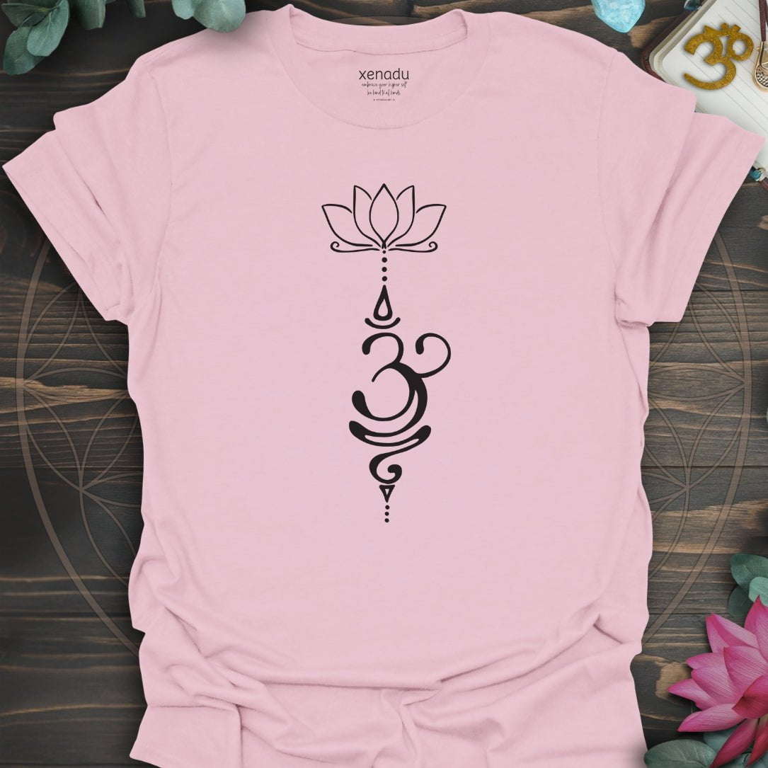 Breathe Lotus Tee Light Pink T-Shirt