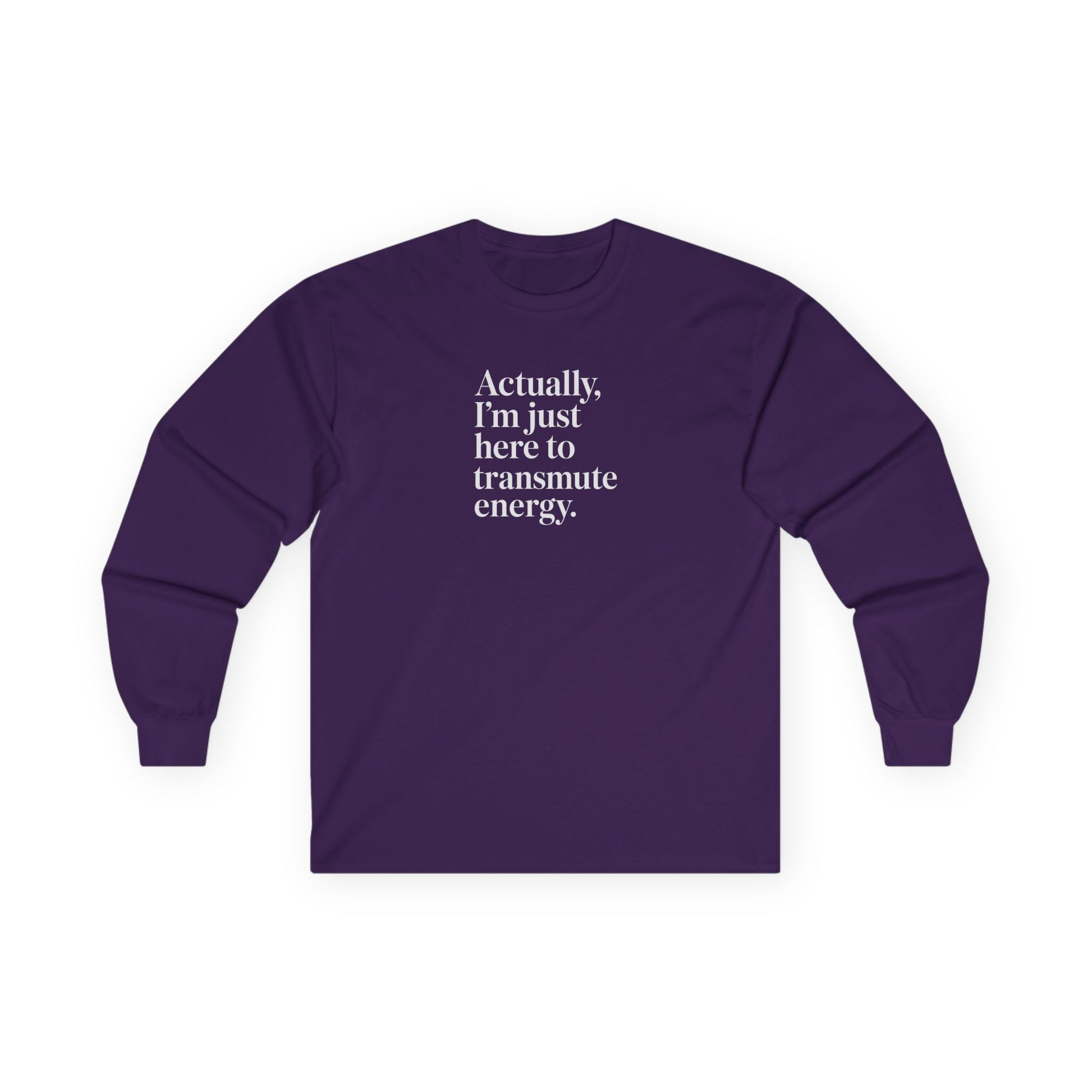Transmute Energy Long Sleeve Tee Purple Long-sleeve