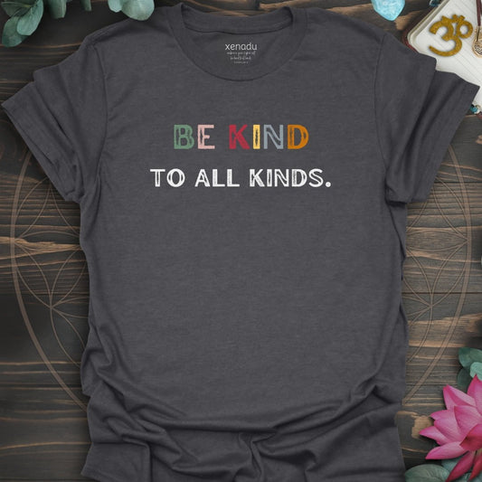 Be Kind Vintage Tee Dark Heather Grey T-Shirt