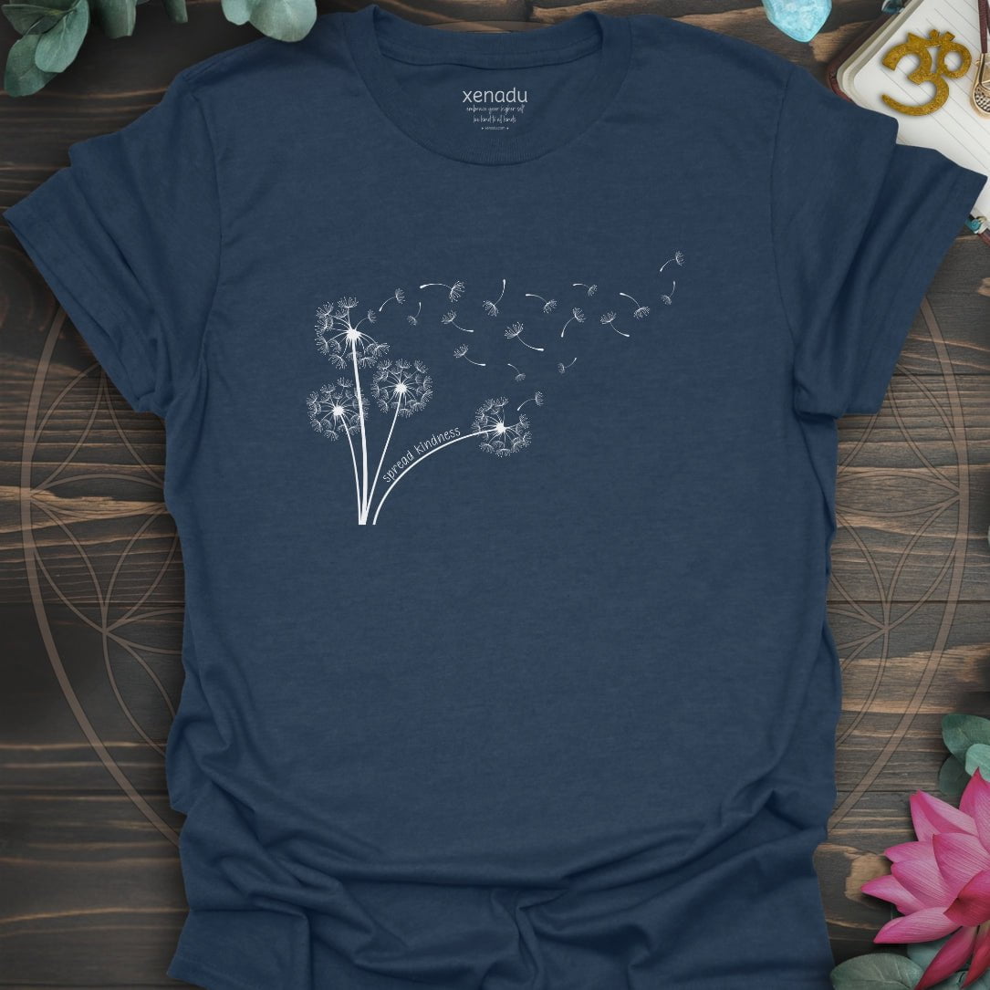 Spread Kindness Tee Heather Navy T-Shirt
