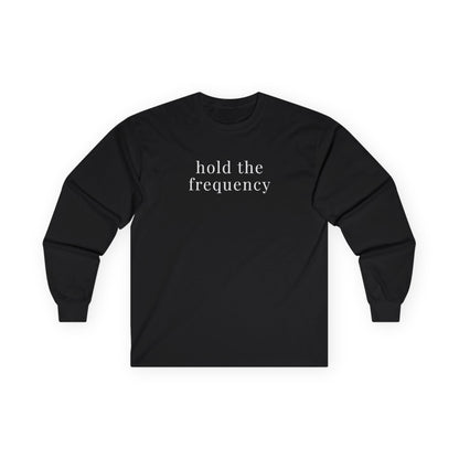Hold Frequency Long Sleeve Tee Black