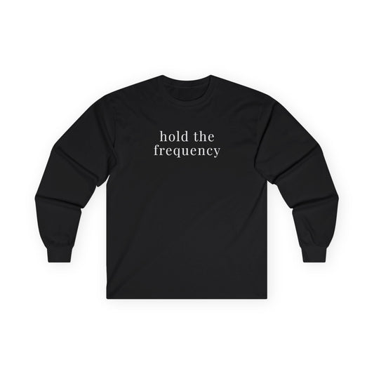 Hold Frequency Long Sleeve Tee Black Long-sleeve