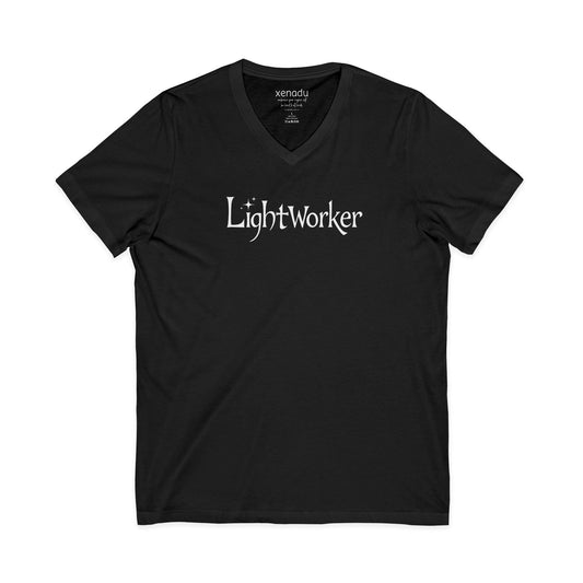 Lightworker V-Neck Tee Black V-neck