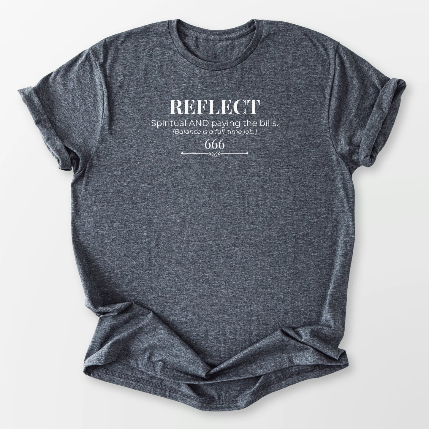 666 Reflect Tee Dark Heather Grey T-Shirt