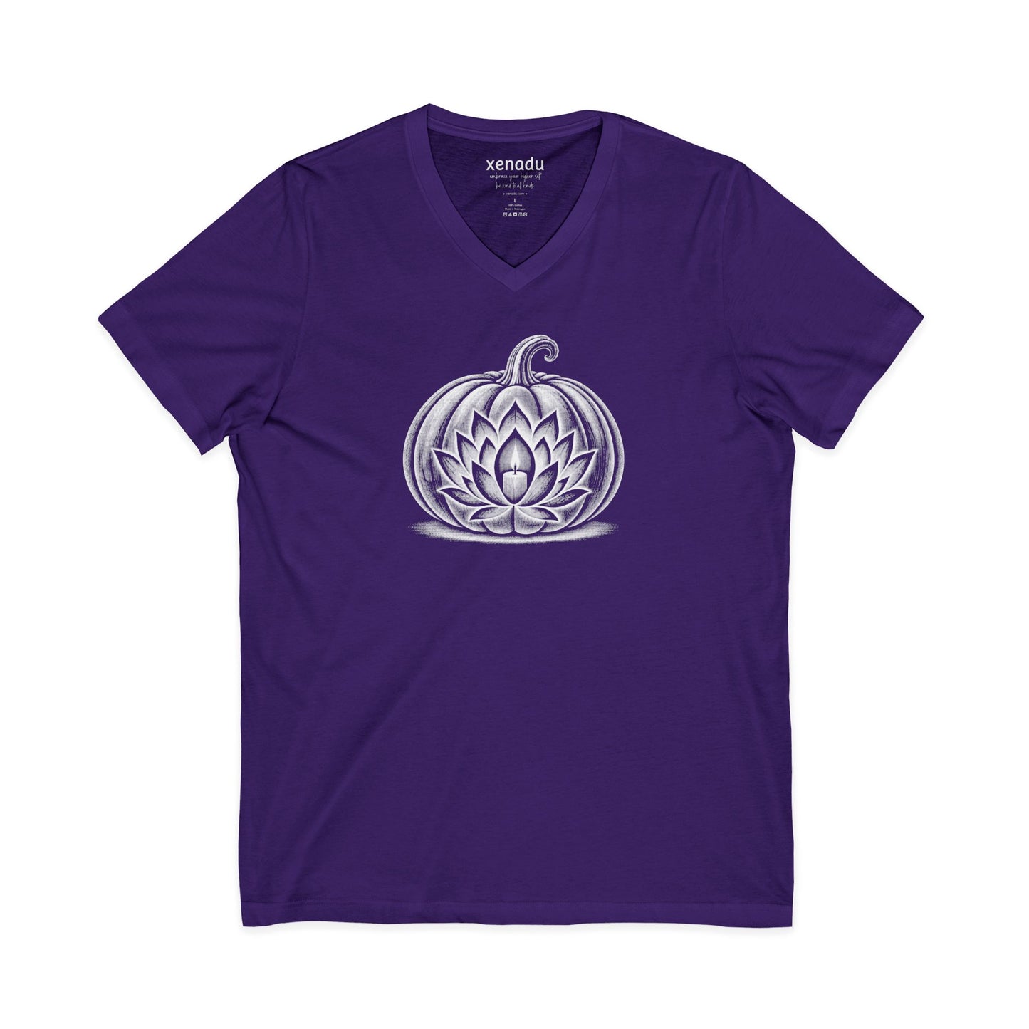 Bloom in the Dark V-Neck Tee