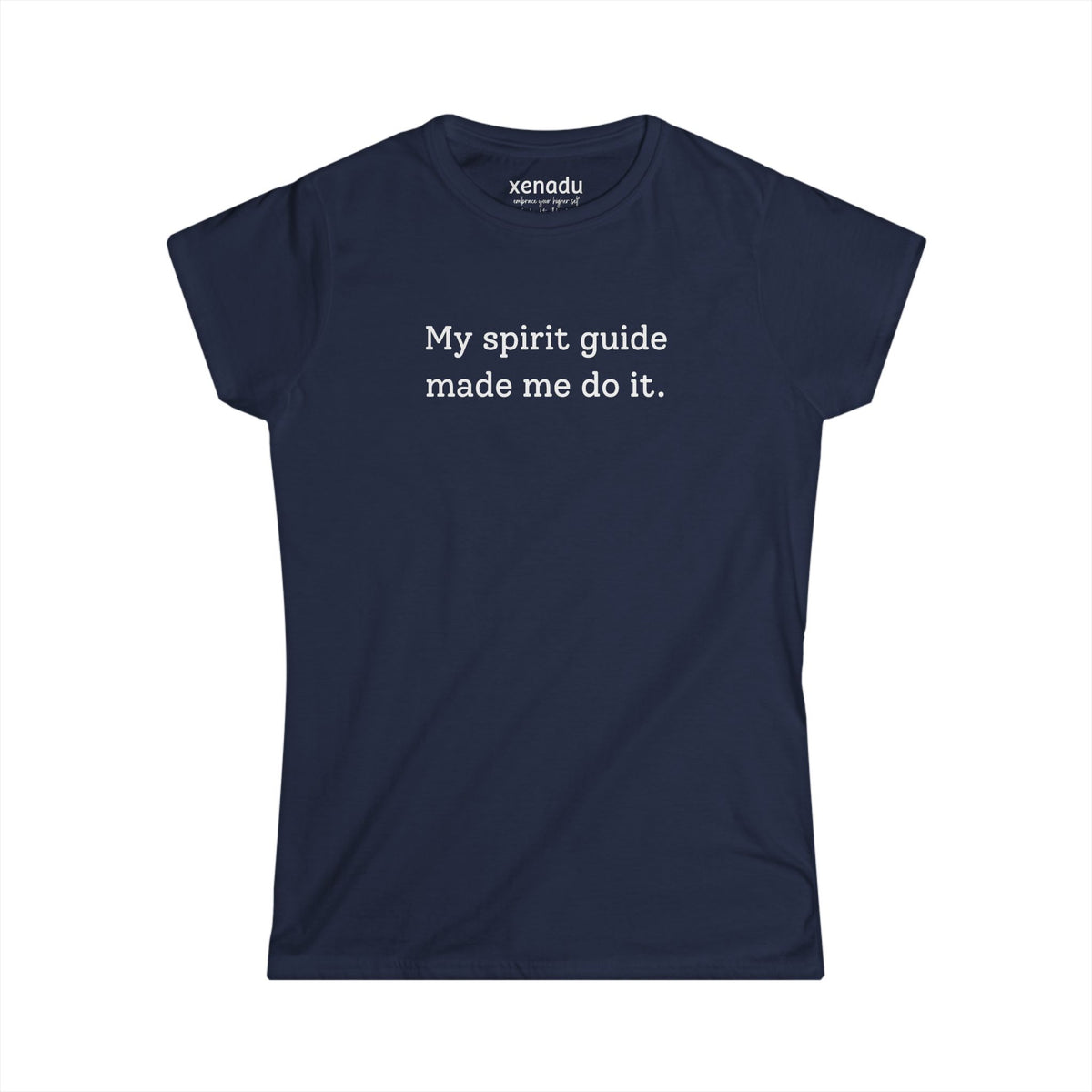My Spirit Guide Women's Tee Navy