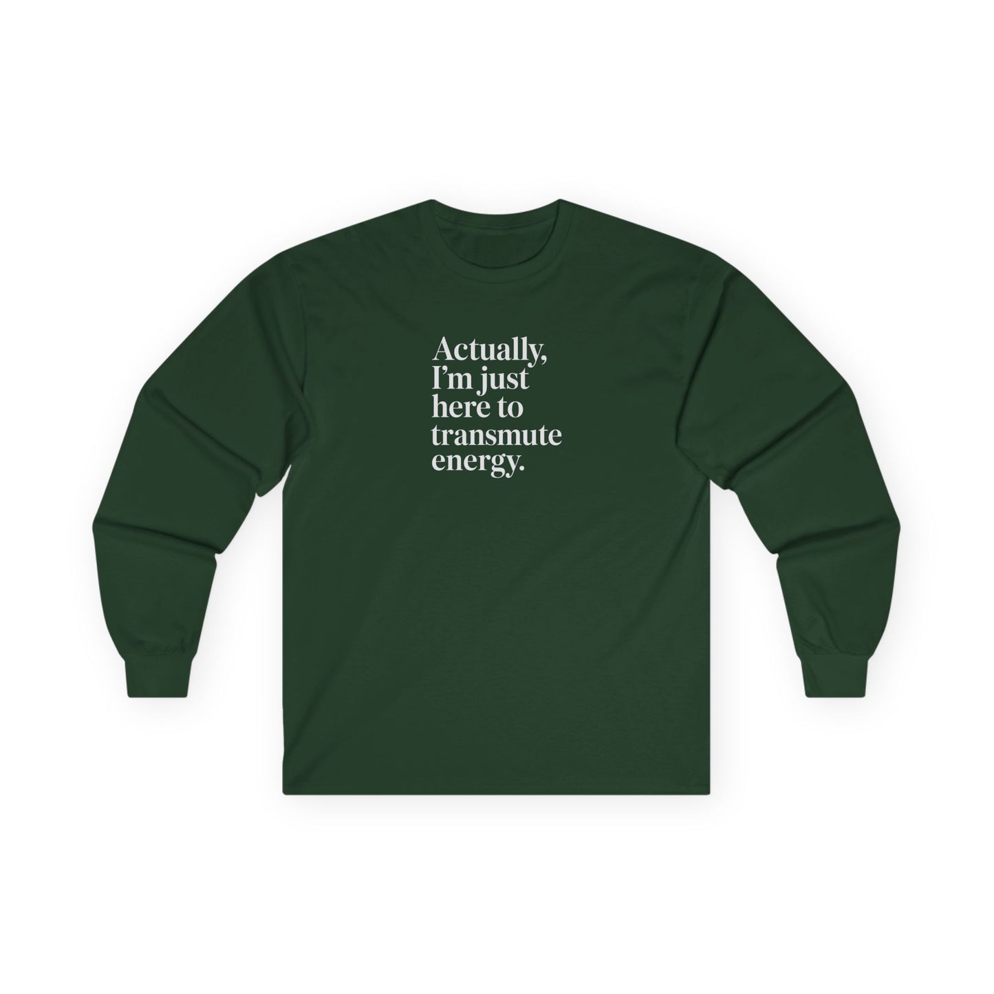 Transmute Energy Long Sleeve Tee Forest Green Long-sleeve