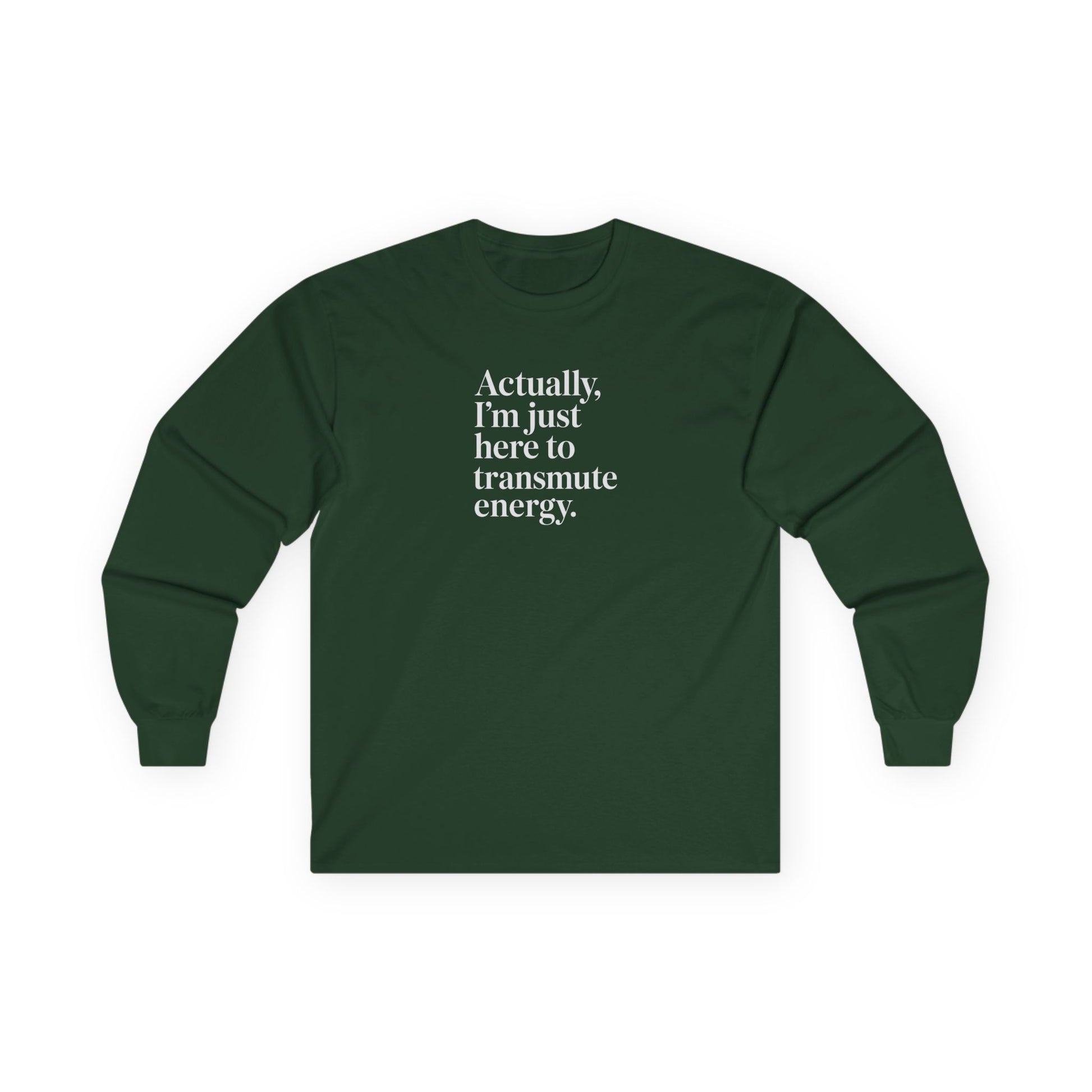 Transmute Energy Long Sleeve Tee Forest Green Long-sleeve