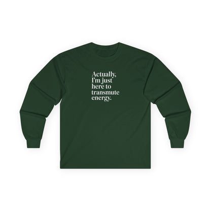 Transmute Energy Long Sleeve Tee Forest Green Long-sleeve