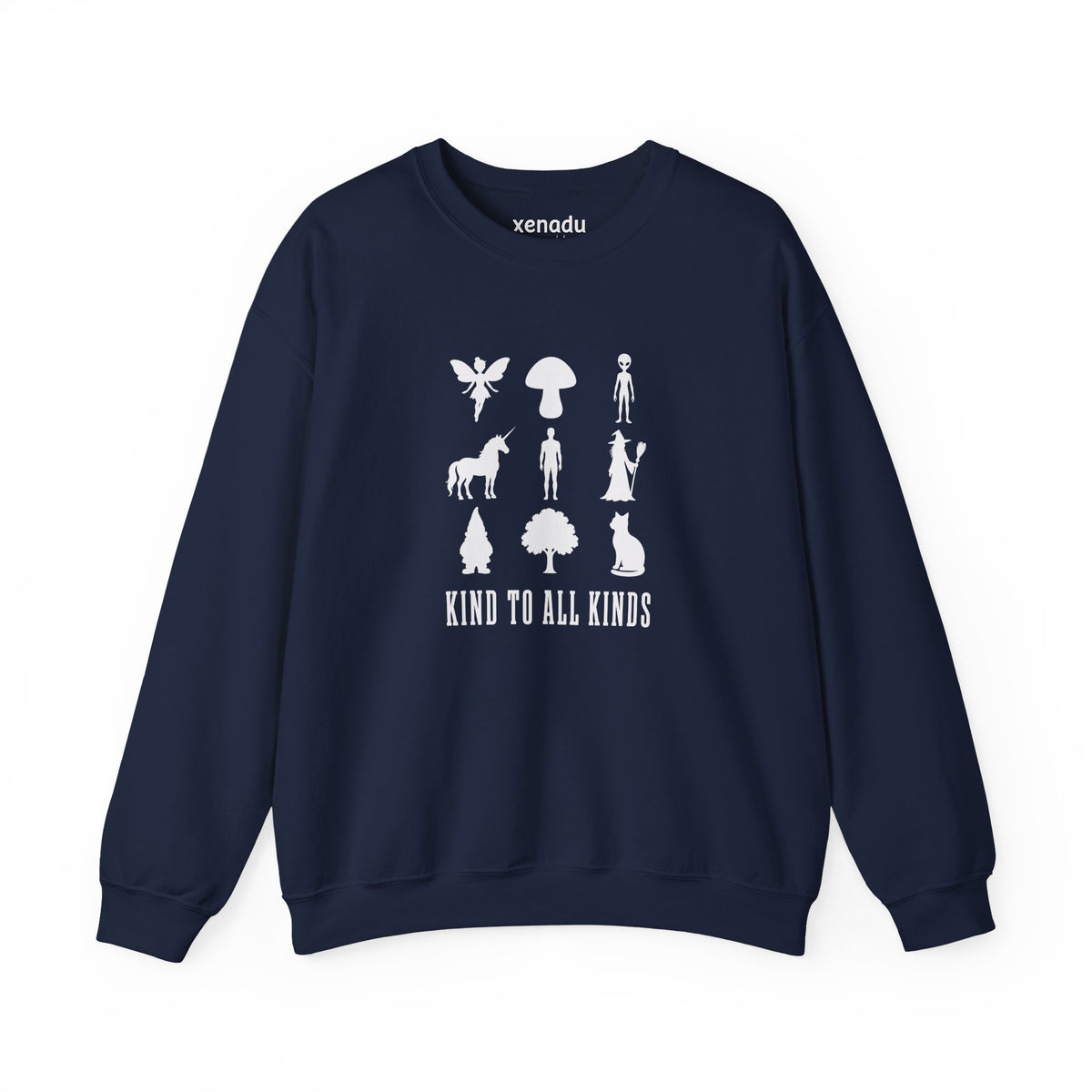 I'm Kind To All Kinds Sweatshirt Navy
