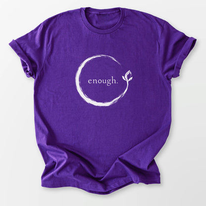 Enough Tee Purple T-Shirt