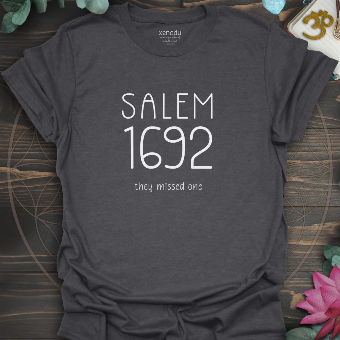 Salem 1692 Missed One Tee Dark Heather Grey T-Shirt