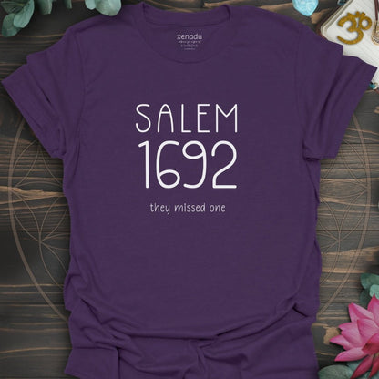 Salem 1692 Missed One Tee Purple T-Shirt