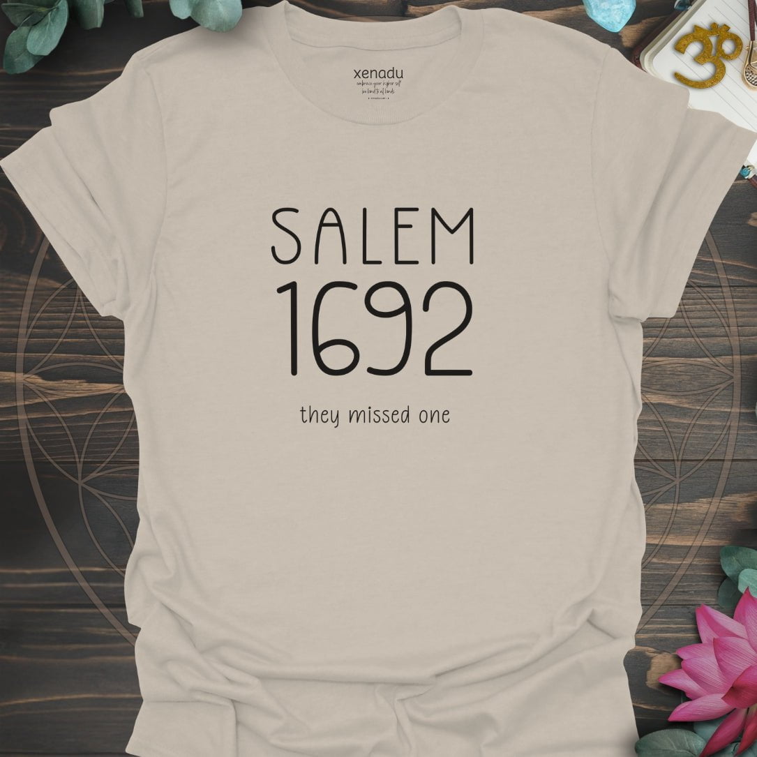 Salem 1692 Missed One Tee Sand T-Shirt