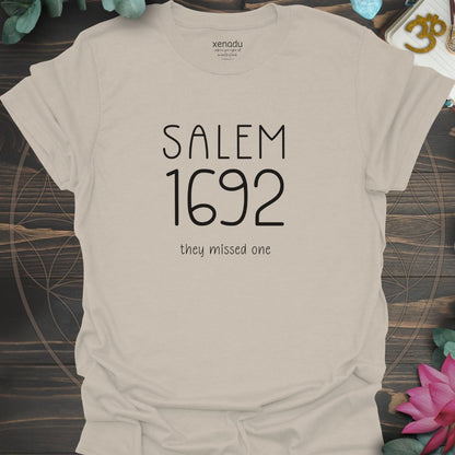 Salem 1692 Missed One Tee Sand T-Shirt