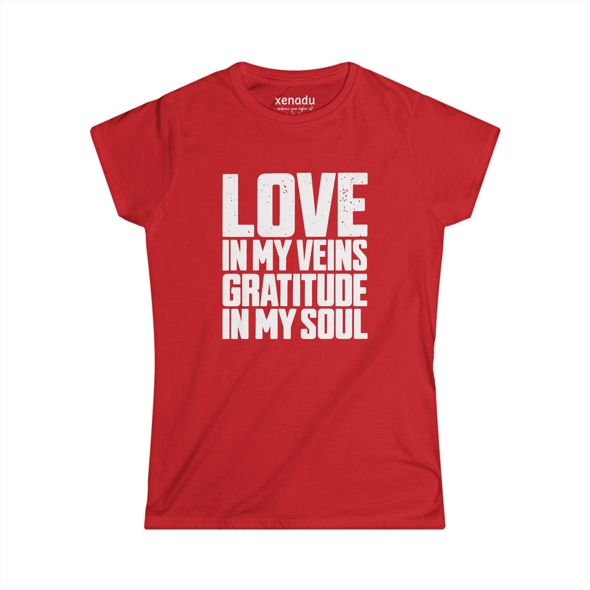 Love In My Veins Women's Tee Red T-Shirt