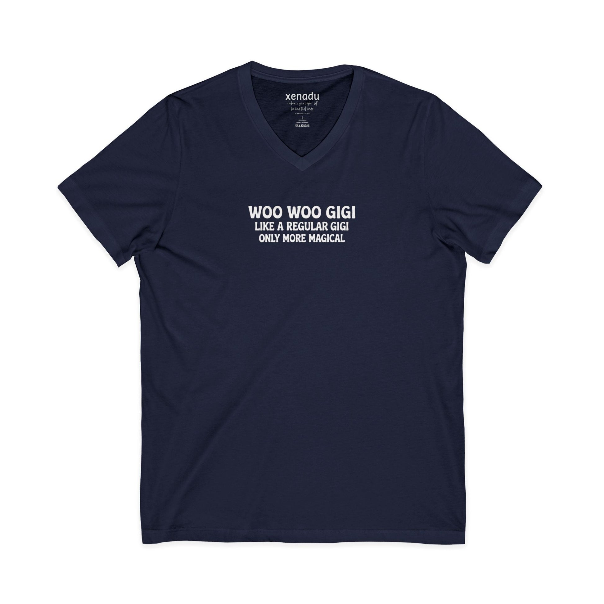 Woo Woo Gigi V-Neck Navy V-neck