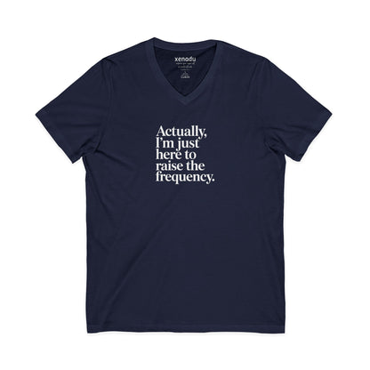 Raise the Frequency V-Neck Tee