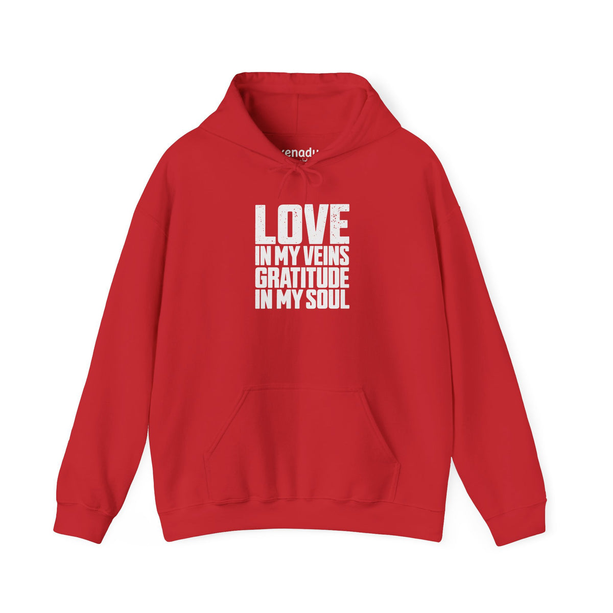 Love In My Veins Hoodie Red Hoodie