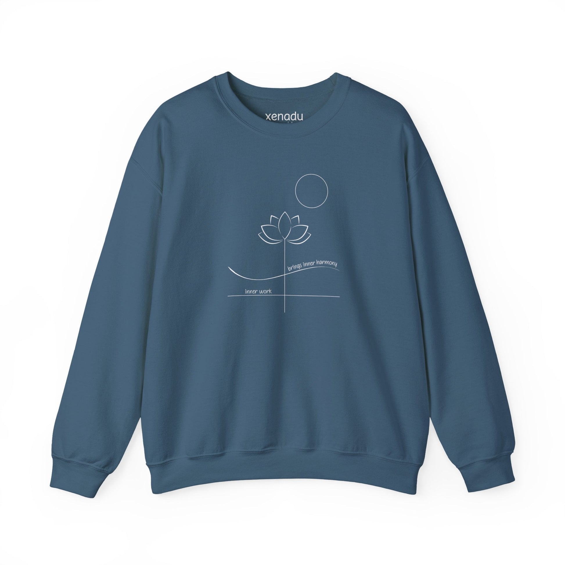 Inner Work Inner Harmony Sweatshirt Indigo Blue Sweatshirt