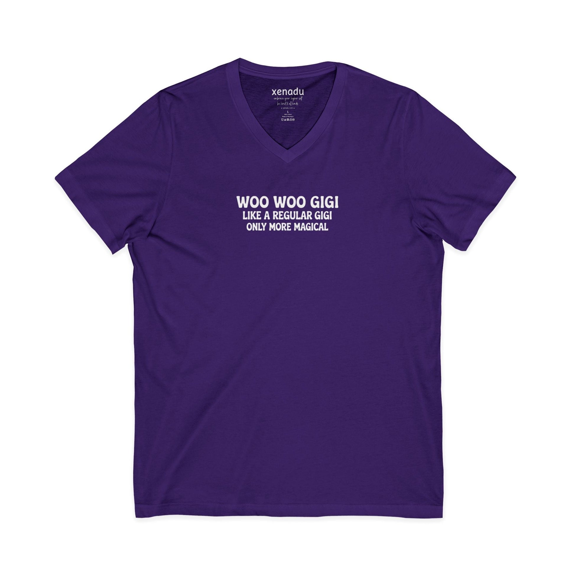 Woo Woo Gigi V-Neck Purple V-neck