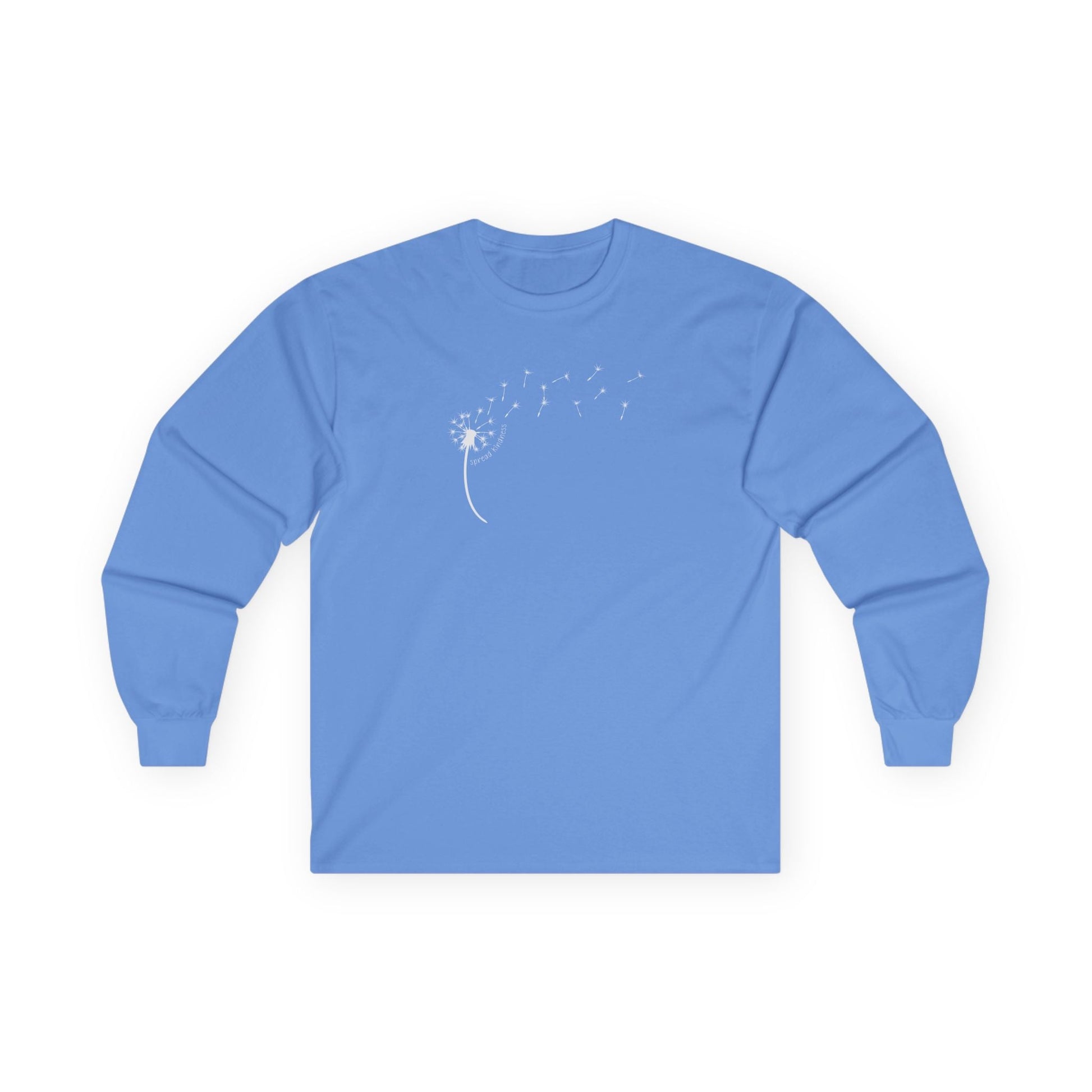 Kindness Dandelion Long Sleeve Tee Carolina Blue Long-sleeve