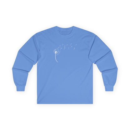 Kindness Dandelion Long Sleeve Tee Carolina Blue Long-sleeve